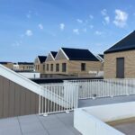 Een nieuw gebouw zonder mensen.